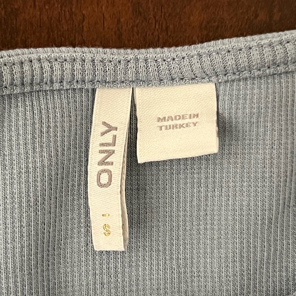 ONLY Light Blue Cropped Cardigan - Picture 2 of 4